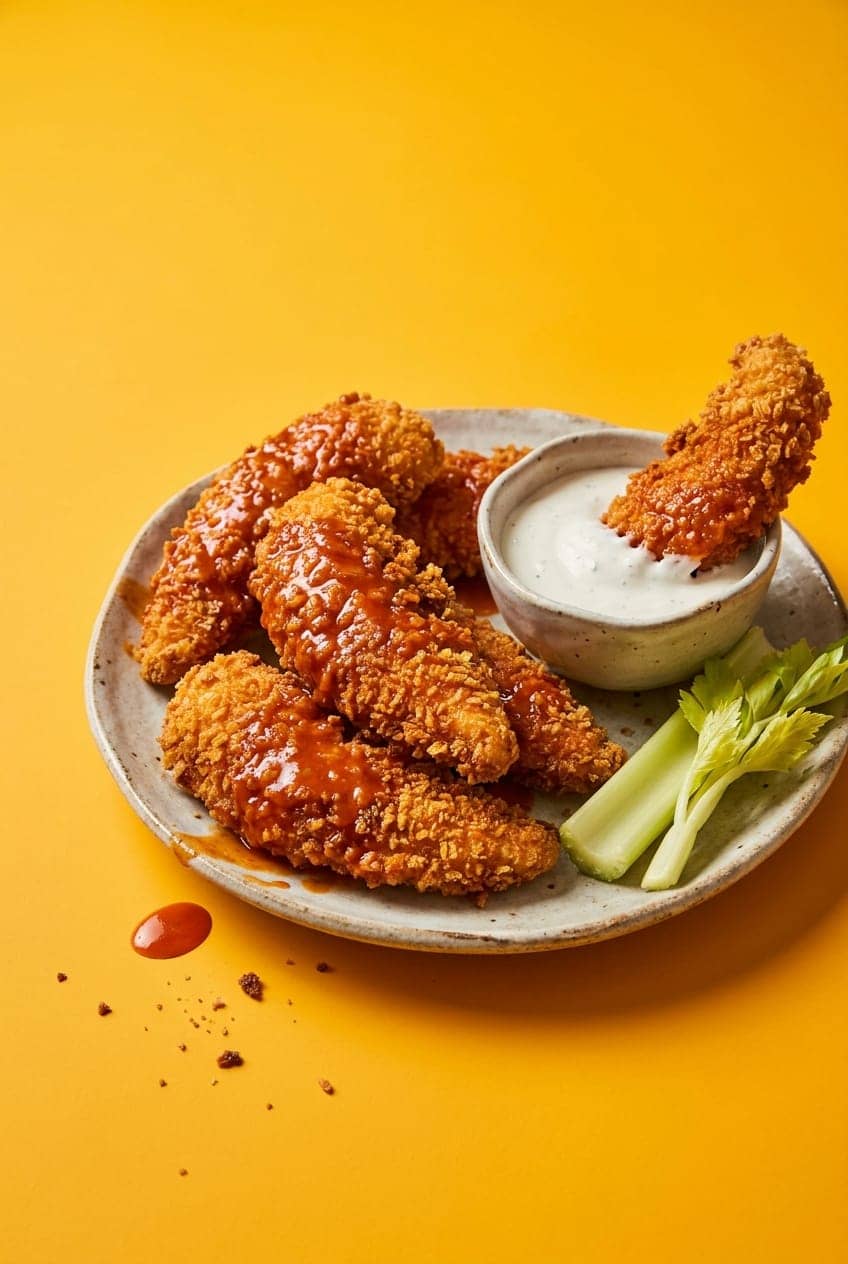 Crispy Buffalo Air-Fryer Chicken Tenders