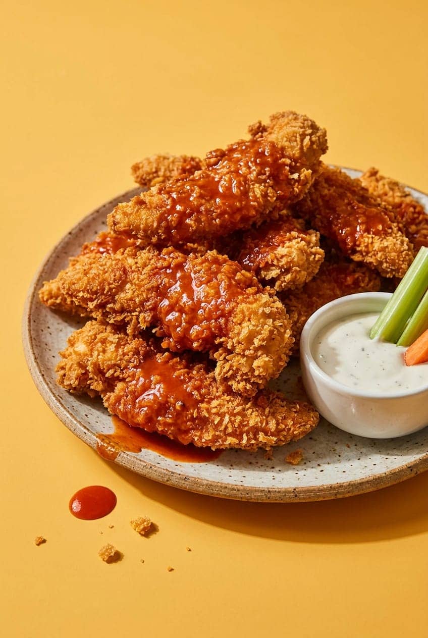 Crispy Buffalo Air-Fryer Chicken Tenders