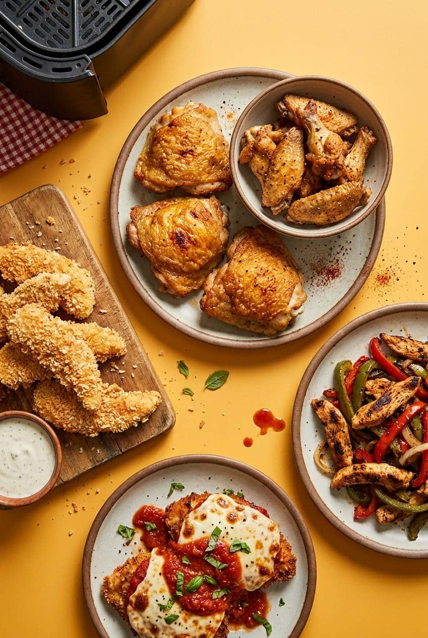 17 Easy Air-Fryer Chicken Dinners