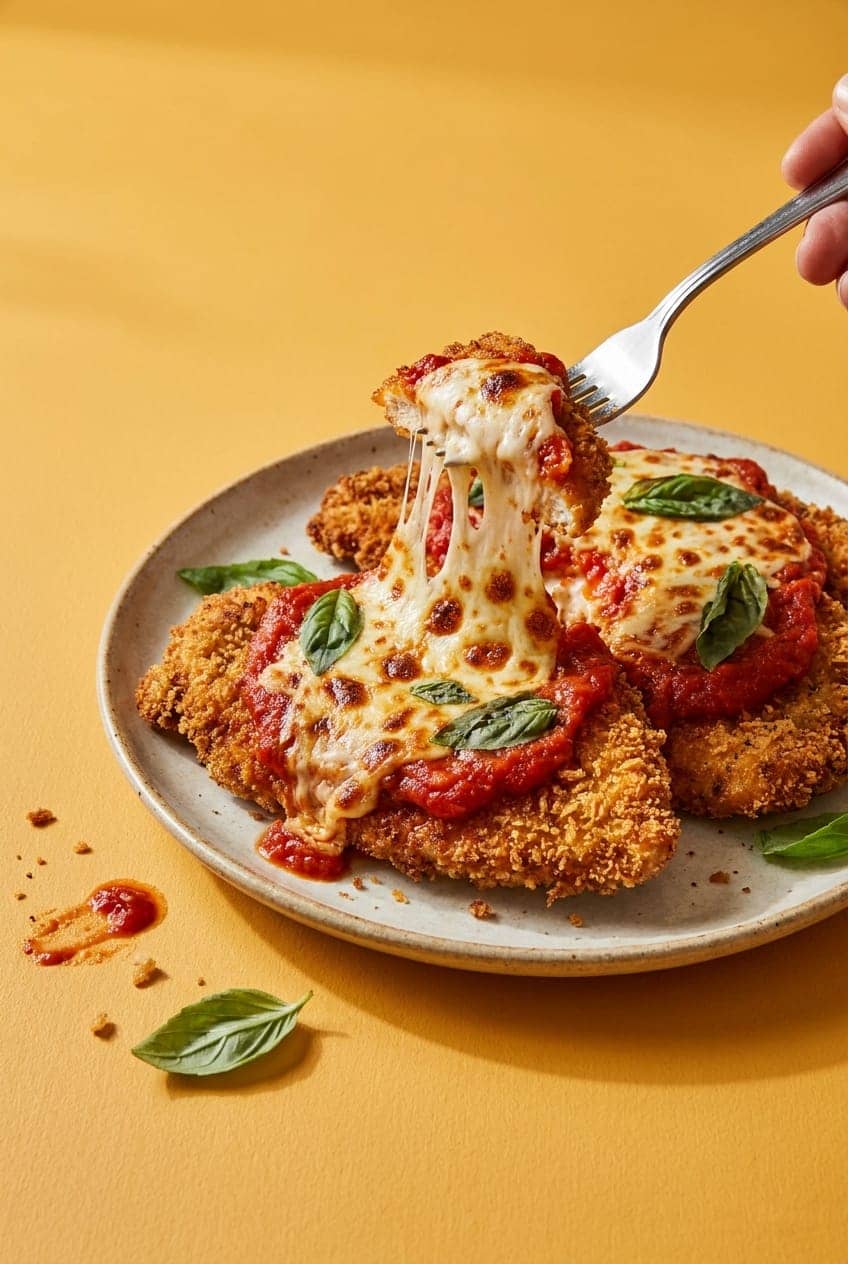 Crispy Air-Fryer Chicken Parmesan