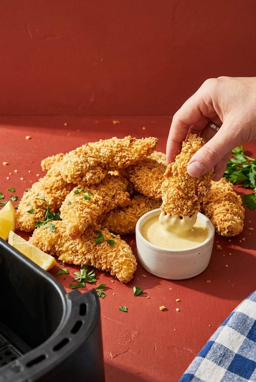 Extra-Crispy Air-Fryer Chicken Tenders
