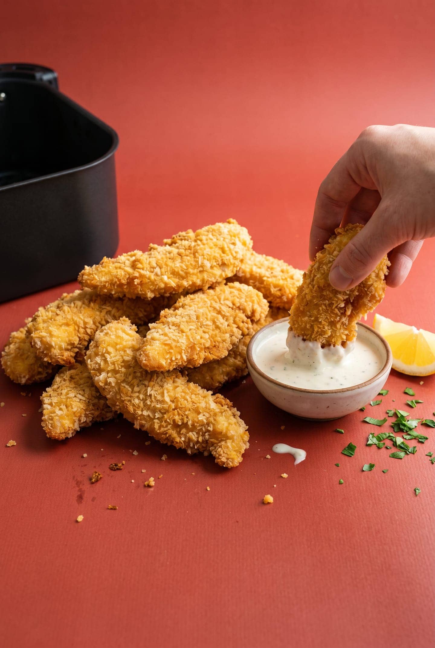 Extra-Crispy Air-Fryer Chicken Tenders