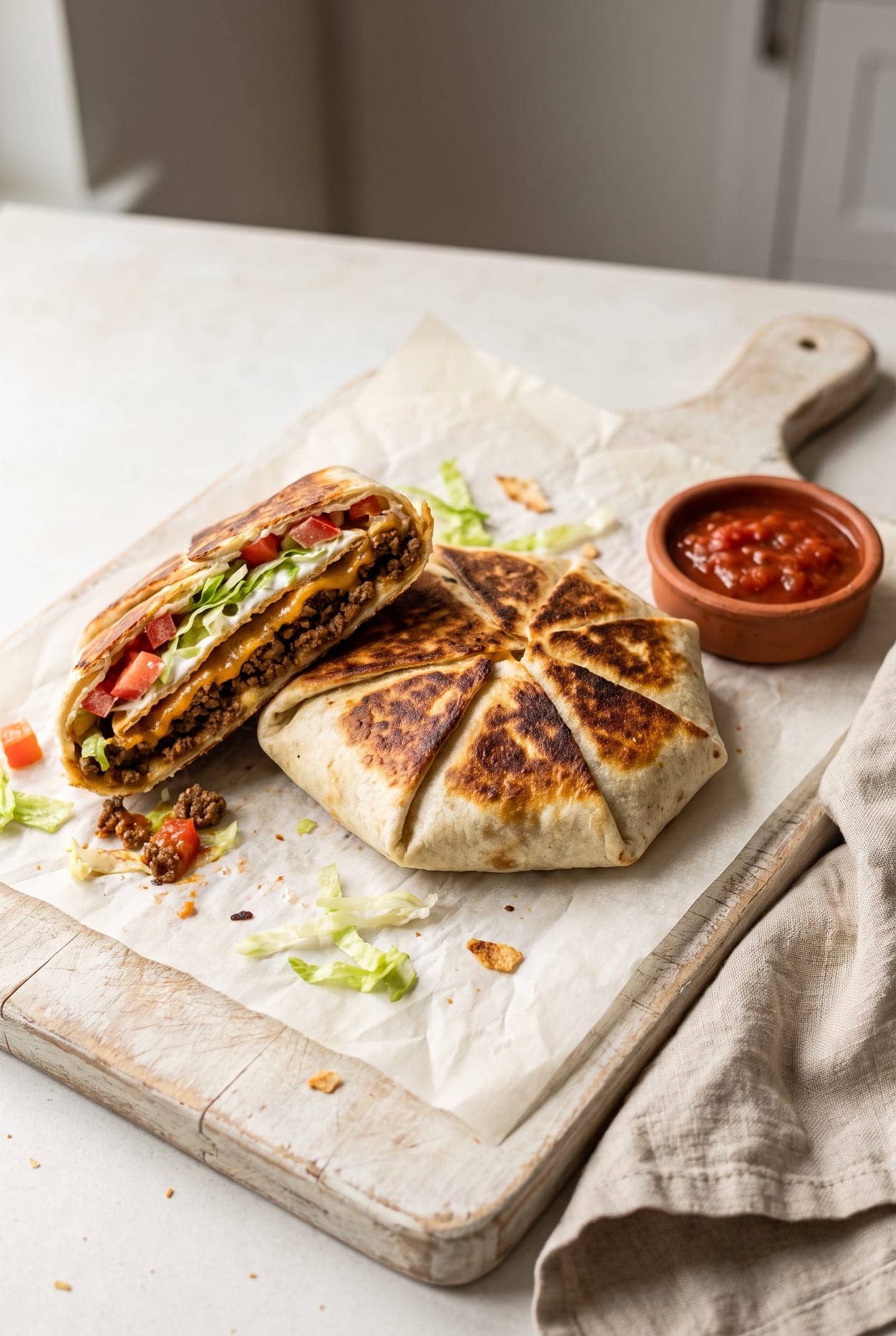 Crispy Air-Fryer Crunchwraps