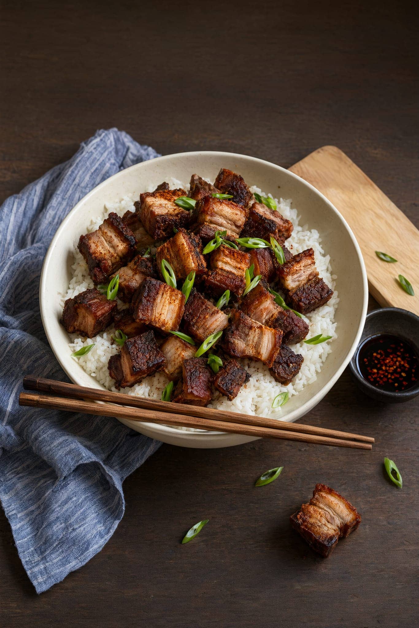 Extra-Crispy Air-Fryer Pork Belly Bites