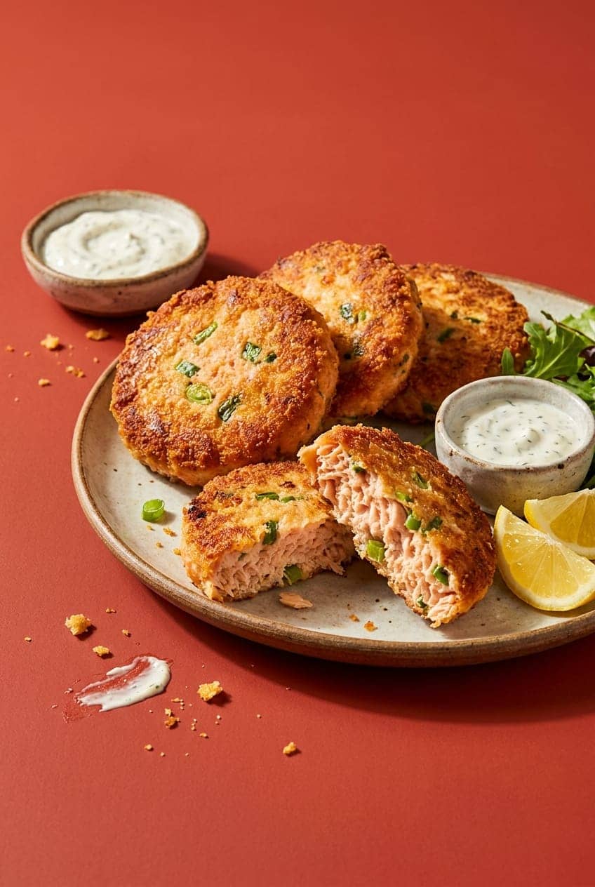 Crispy Air-Fryer Salmon Patties