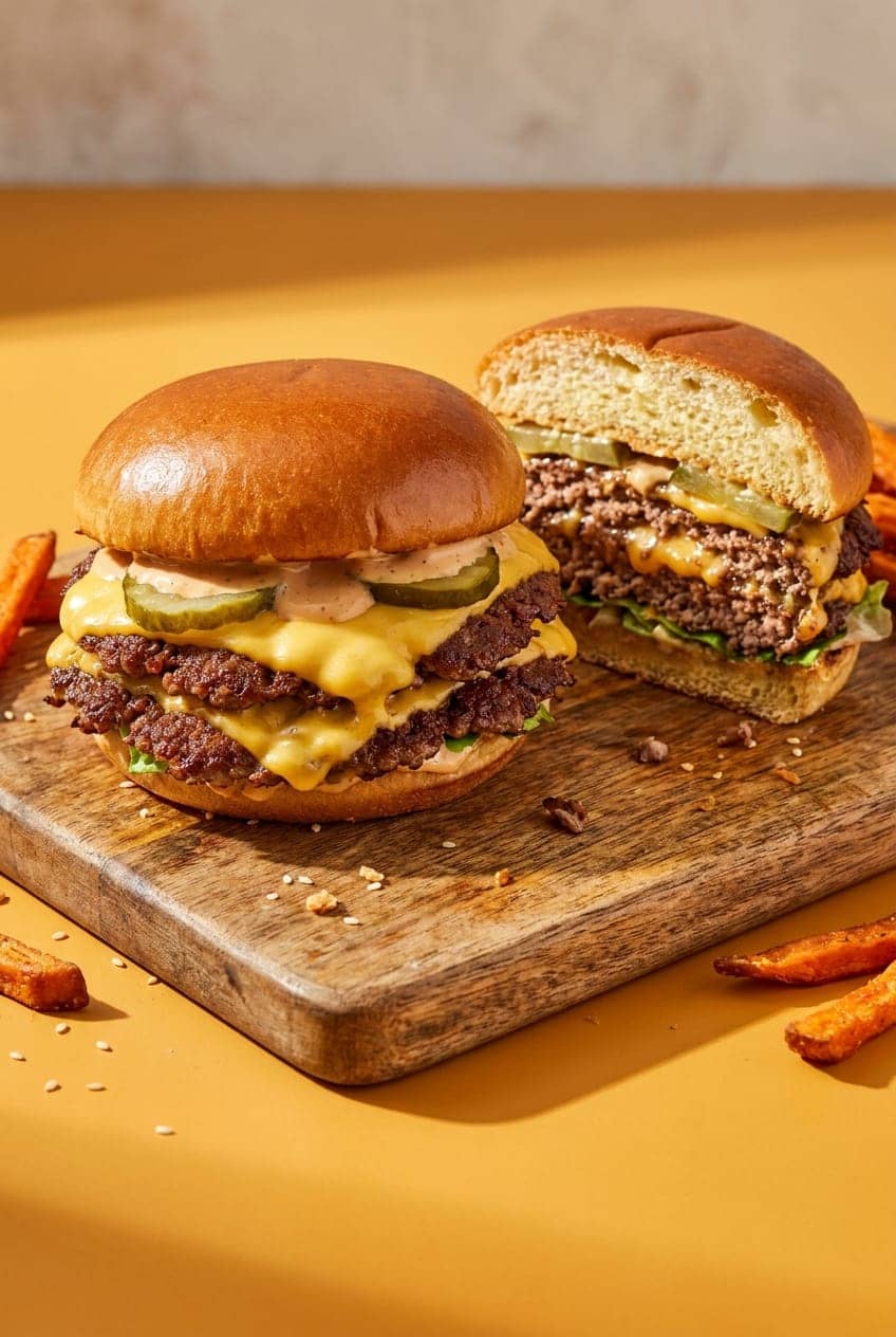 Crispy Air-Fryer Smash Burgers