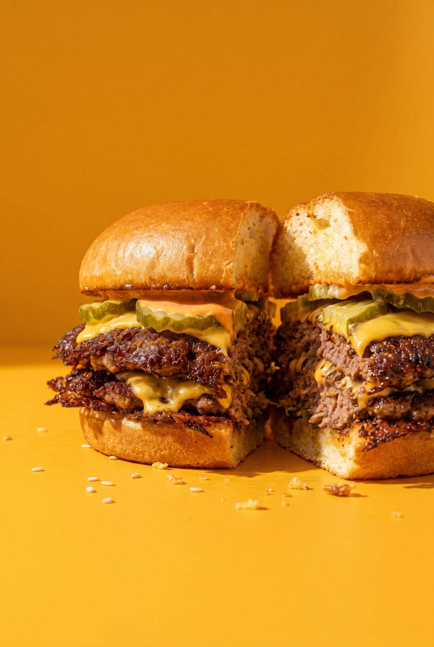 Crispy Air-Fryer Smash Burgers