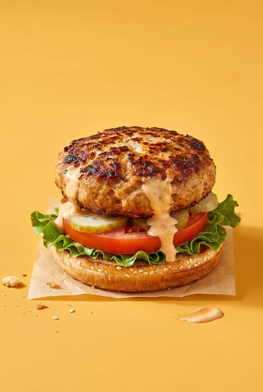 Actually Juicy Air-Fryer Turkey Burgers