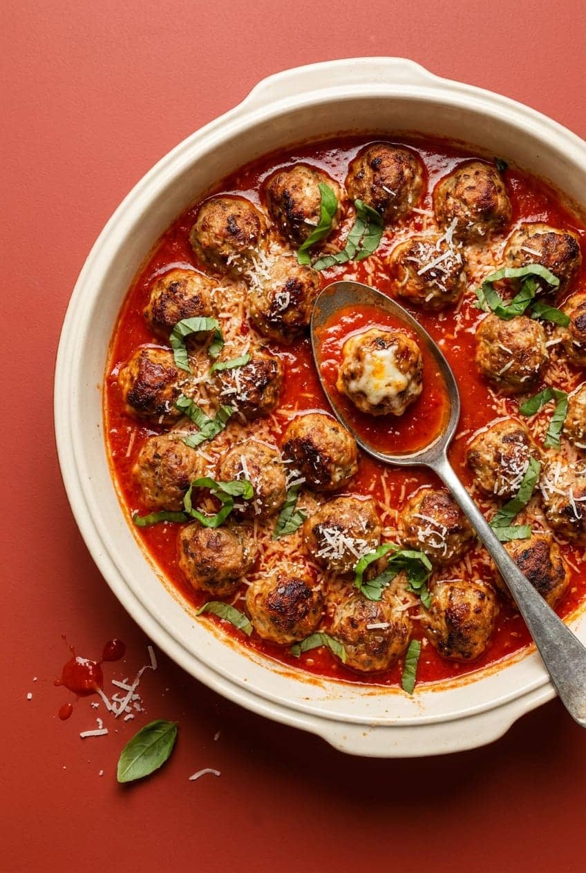 Tender Italian Air-Fryer Turkey Meatballs