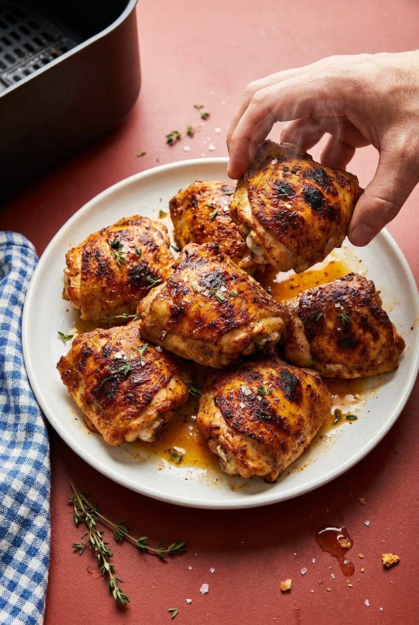 Crispy Air-Fryer Chicken Thighs