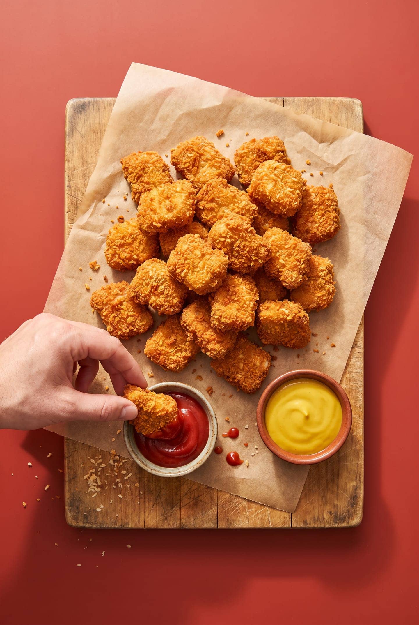 Crispy Air-Fryer Chicken Nuggets